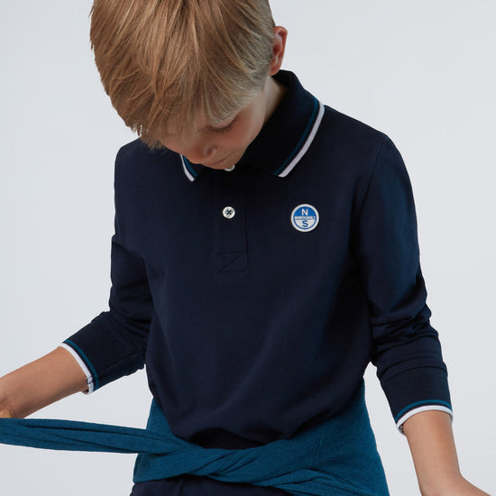 POLO LONG SLEEVE W/LOGO 