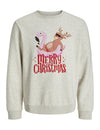 12285037/White Melange JACK JONES KIDS