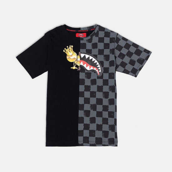ASTROMANE SPLIT BLACK T-SHIRT 