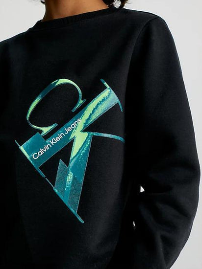 HYPER REAL MONOGRAM FLEECE CN 