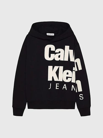 BLOWN-UP LOGO FLEECE HOODIE 