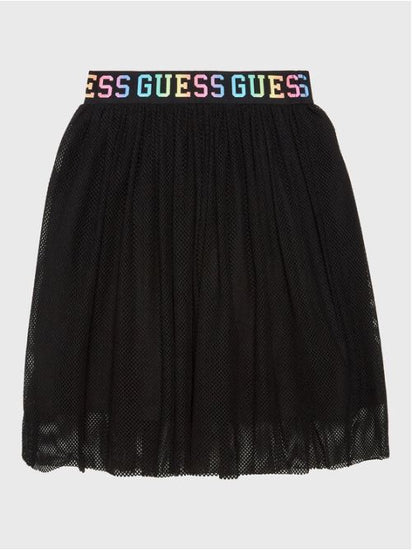 STRETCH NET MIDI SKIRT 