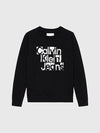 INST. GRID GRAPHIC SWEATER 