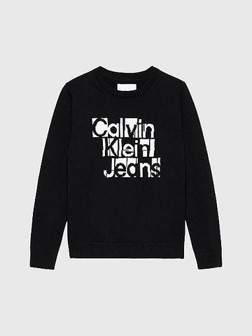 INST. GRID GRAPHIC SWEATER 