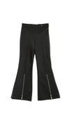 PANTALONE ZAMPA IN ECOPELLE ELEFANTE 