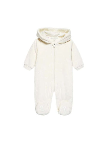 CHENILLE HOODED PADDED OVERALL 
