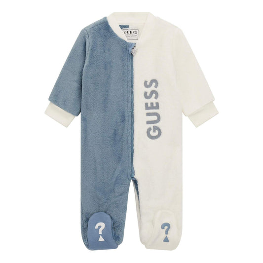 FAUX FUR OVERALL W/ZIP 
