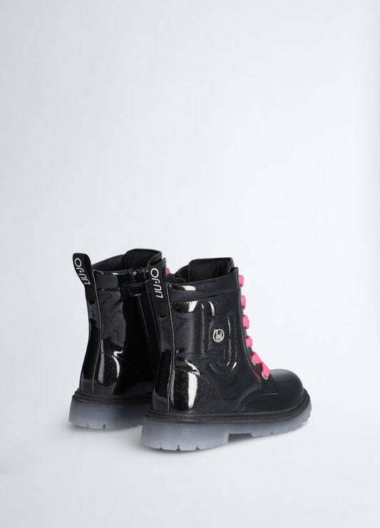 KENDY 618 - BIKER GLITTER PATENT 