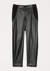 LEGGINGS BI-MATERIALE PUNTO MILANO/SPALMATO 