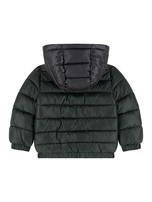 HOODED PADDED LS PUFFER W/ZIP 
