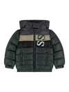 HOODED PADDED LS PUFFER W/ZIP 