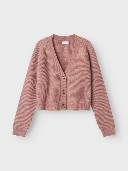 NKFHOLLY BOXY SHORT KNIT CARD NOOS 