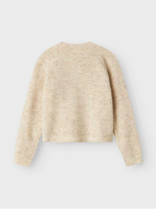 NKFHOLLY BOXY SHORT KNIT CARD NOOS 