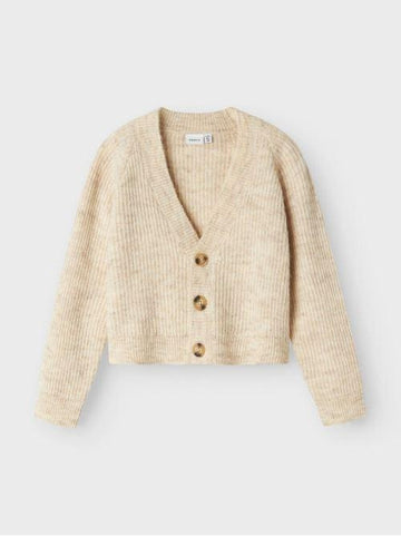 NKFHOLLY BOXY SHORT KNIT CARD NOOS 