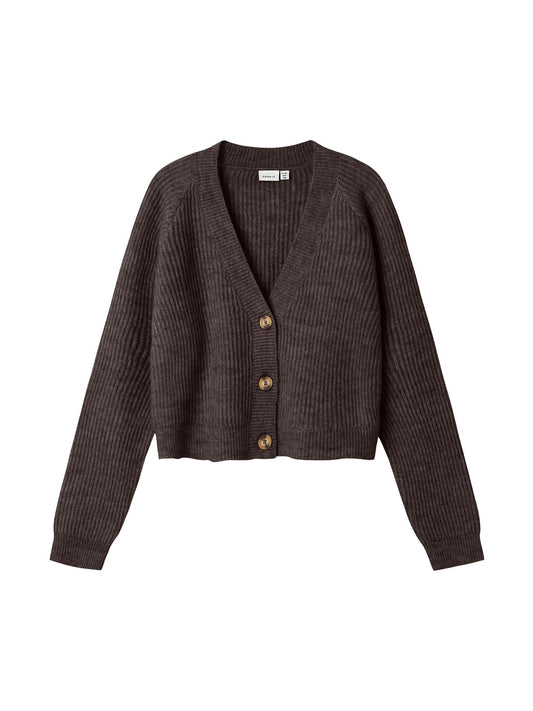 NKFHOLLY BOXY SHORT KNIT CARD NOOS 