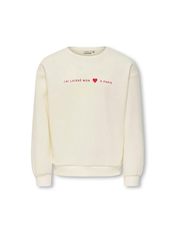 KOGMARISA L/S O-NECK LOOSE PRINTED SWT 