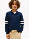 TH MIXED GRAPHIC POLO LS 
