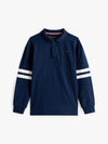 TH MIXED GRAPHIC POLO LS 