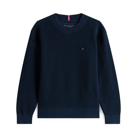 COTTON TEXTURE SWEATER 