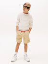 TOMMY SCRIPT FLAG TONAL SWEATE 