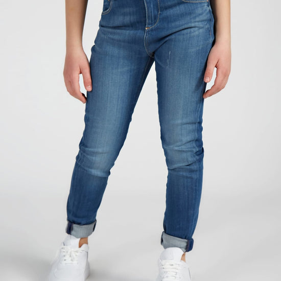 DENIM H,W,SKINNY PANT W/STRASS 