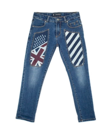 PANTALONE JEANS C/TOPPA 