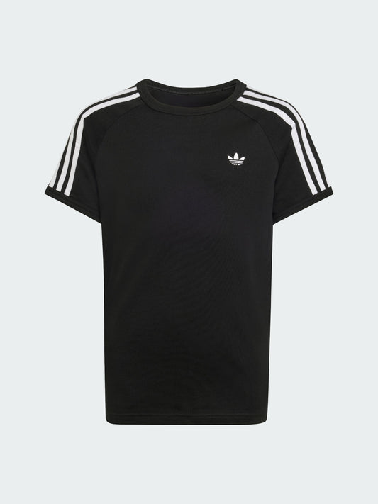 3 STRIPE TEE        BLACK/WHITE 