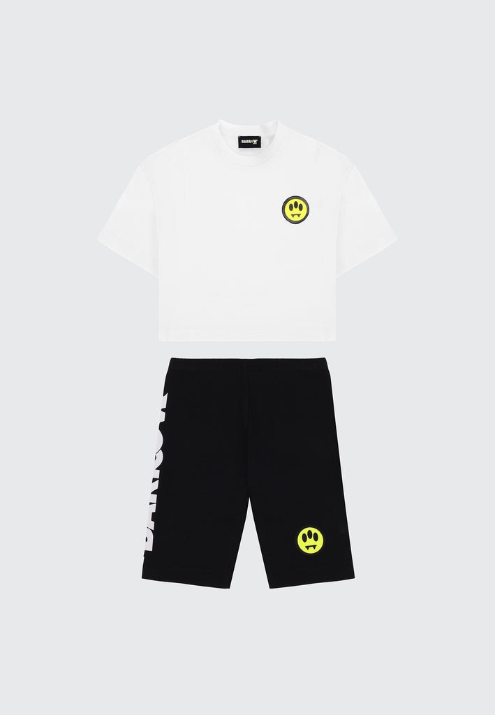 SET BOXY JERSEY  T-SHIRT/STRETCH  CYCLIST  GIRL 