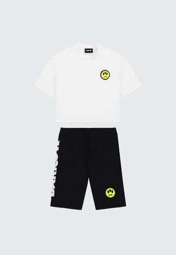 SET BOXY JERSEY  T-SHIRT/STRETCH  CYCLIST  GIRL 