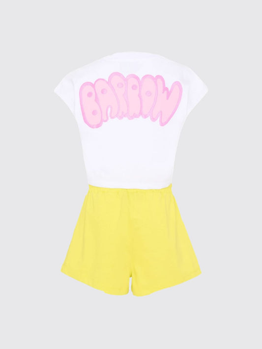 SET JERSEY TOP CROPPED TOP/SHORTS  GIRL 