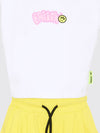 SET JERSEY TOP CROPPED TOP/SHORTS  GIRL 