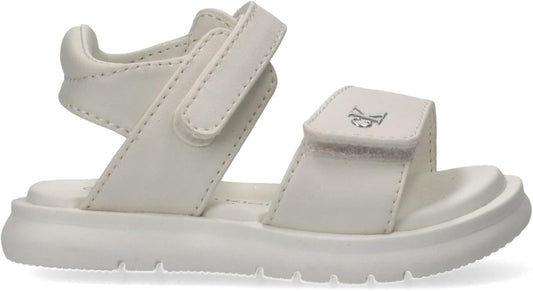 SANDALO VELCRO BIANCO 