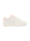 SNEAKER BASSA ALLACCIATA OFF WHITE/NUDE 