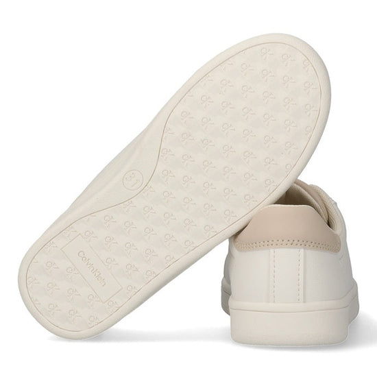 SNEAKER BASSA ALLACCIATA OFF WHITE/BEIGE 