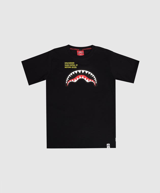SHARK BASIC REG T-SHIRT BLK 
