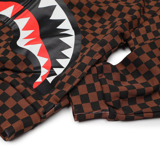 CATCH BEAR CHECK OVER FULLZIP HOODIE 