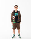 CATCH BEAR CHECK SHORTS 