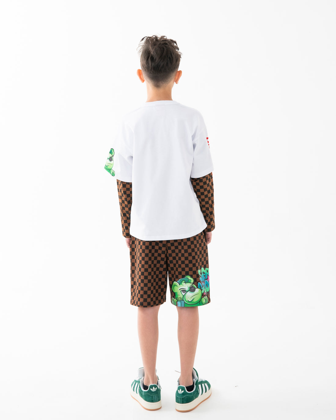 CATCH BEAR CHECK SHORTS 