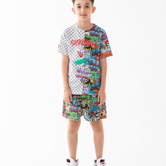 SPRAYGROUND WRITERS SPLIT REGULAR T-SHIRT 