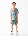 SPRAYGROUND WRITERS SPLIT REGULAR T-SHIRT 