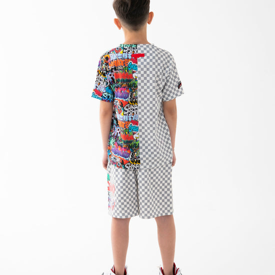 SPRAYGROUND WRITERS SPLIT REGULAR T-SHIRT 