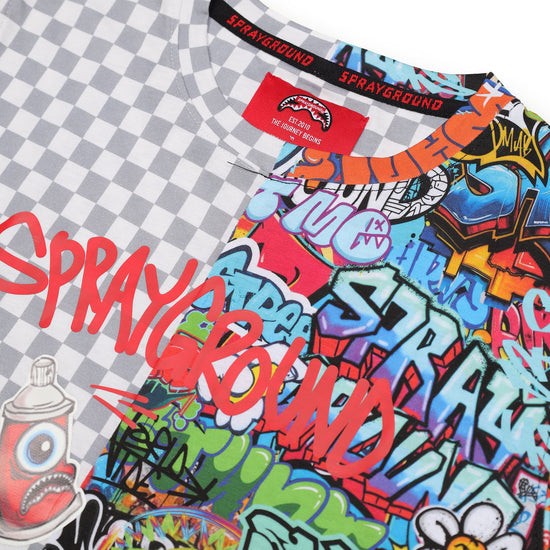 SPRAYGROUND WRITERS SPLIT REGULAR T-SHIRT 