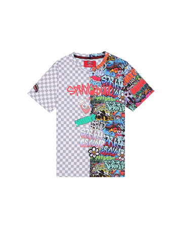 SPRAYGROUND WRITERS SPLIT REGULAR T-SHIRT 