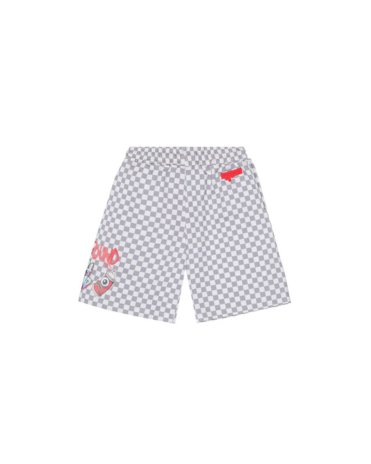 SPRAYGROUND WRITERS CHECKERED SHORTS 