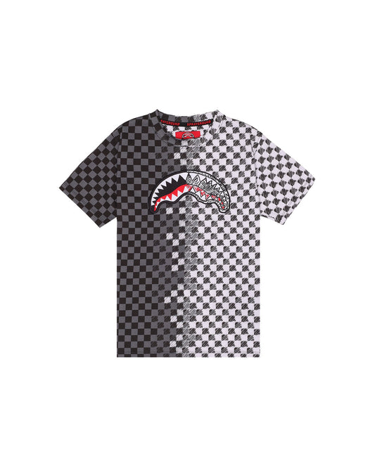 CHECKERED SKETCH REGULAR T-SHIRT 