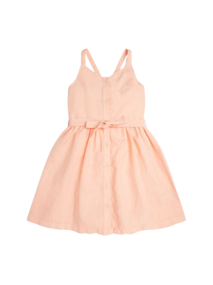 LINEN BLEND SL DRESS 