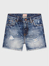 BAMBOO DENIM SHORTS W/STRASS 
