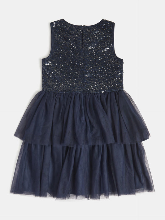 MIXED FABRIC SL DRESS_CEREMONY 