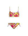 PRINTED BRALETTE BIKINI 