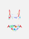 PRINTED BRALETTE BIKINI 